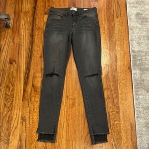 New William Rast Black Distressed Women's Jeans